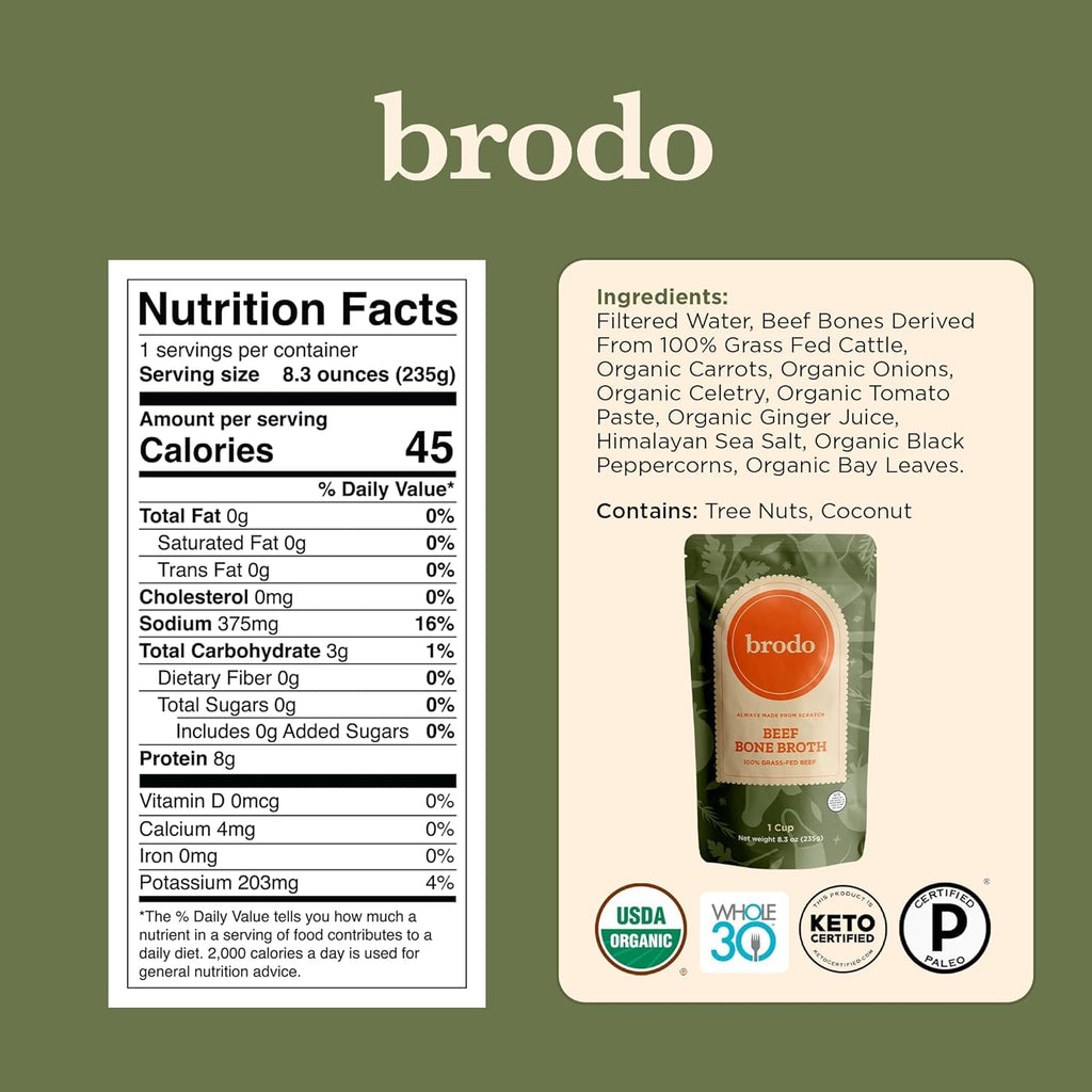 Chicken Bone Broth Variety Pack 30 Cups A246