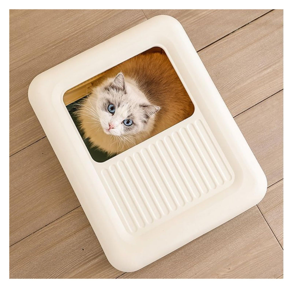 Fully Enclosed Cat Litter Box with Lid and Drawer X32711
