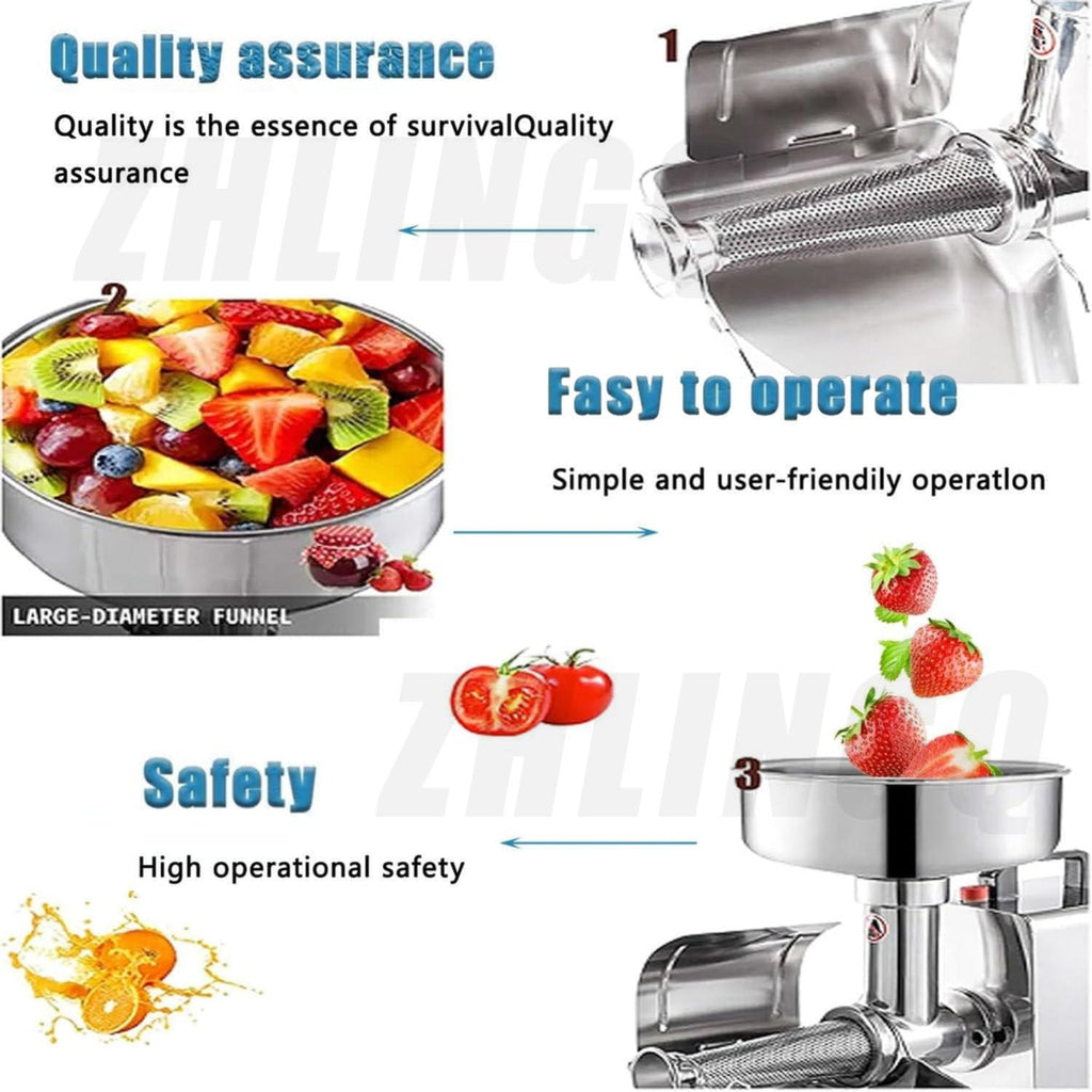 450W Stainless Steel Tomato Strainer Machine H4421