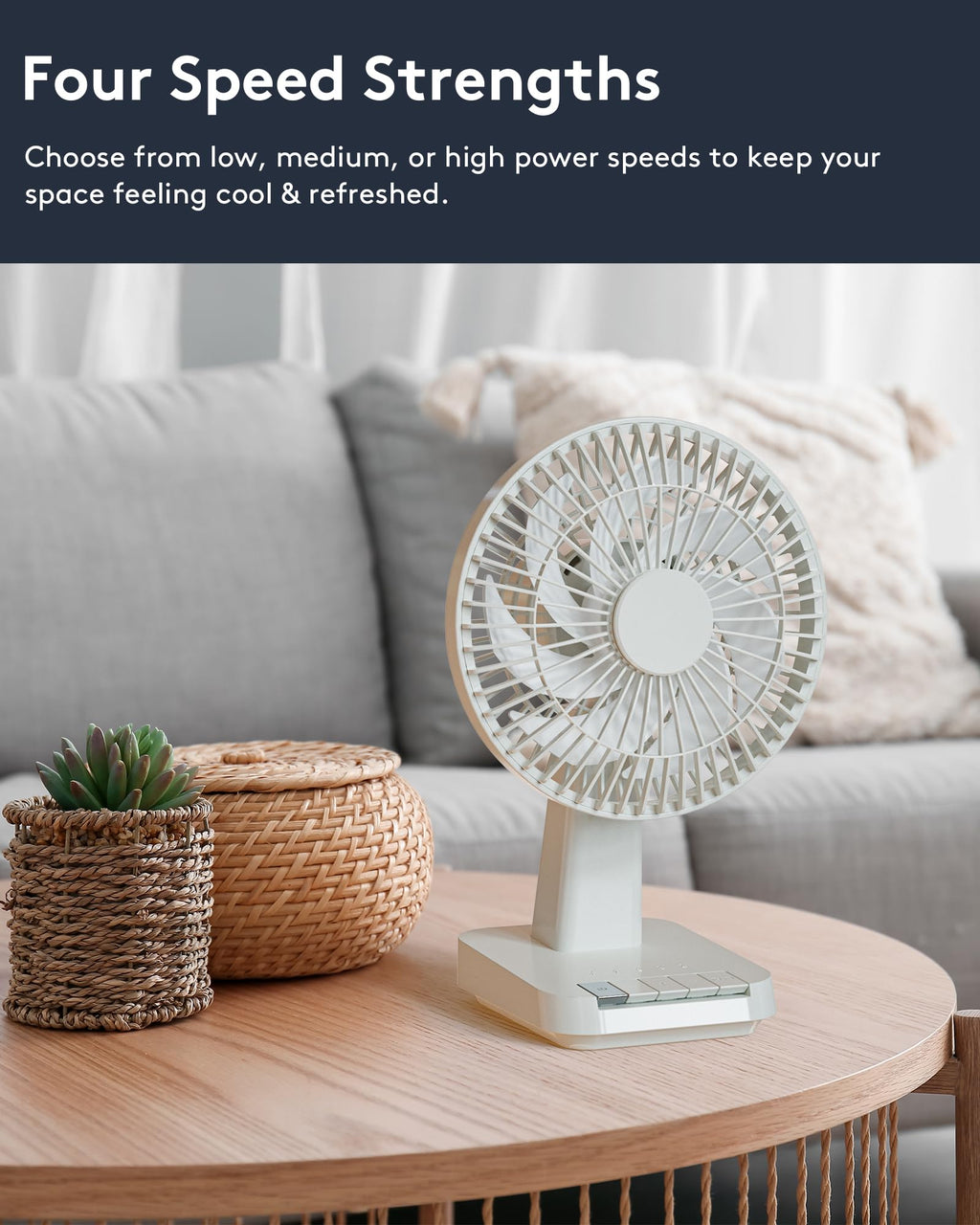 Small Oscillating Desk Fan V257405