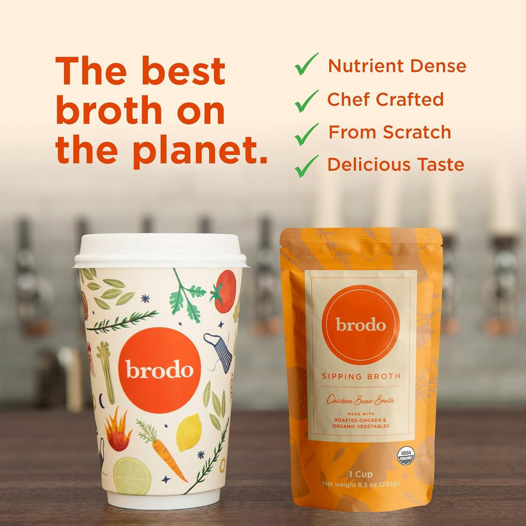Chicken Bone Broth Variety Pack 30 Cups A246