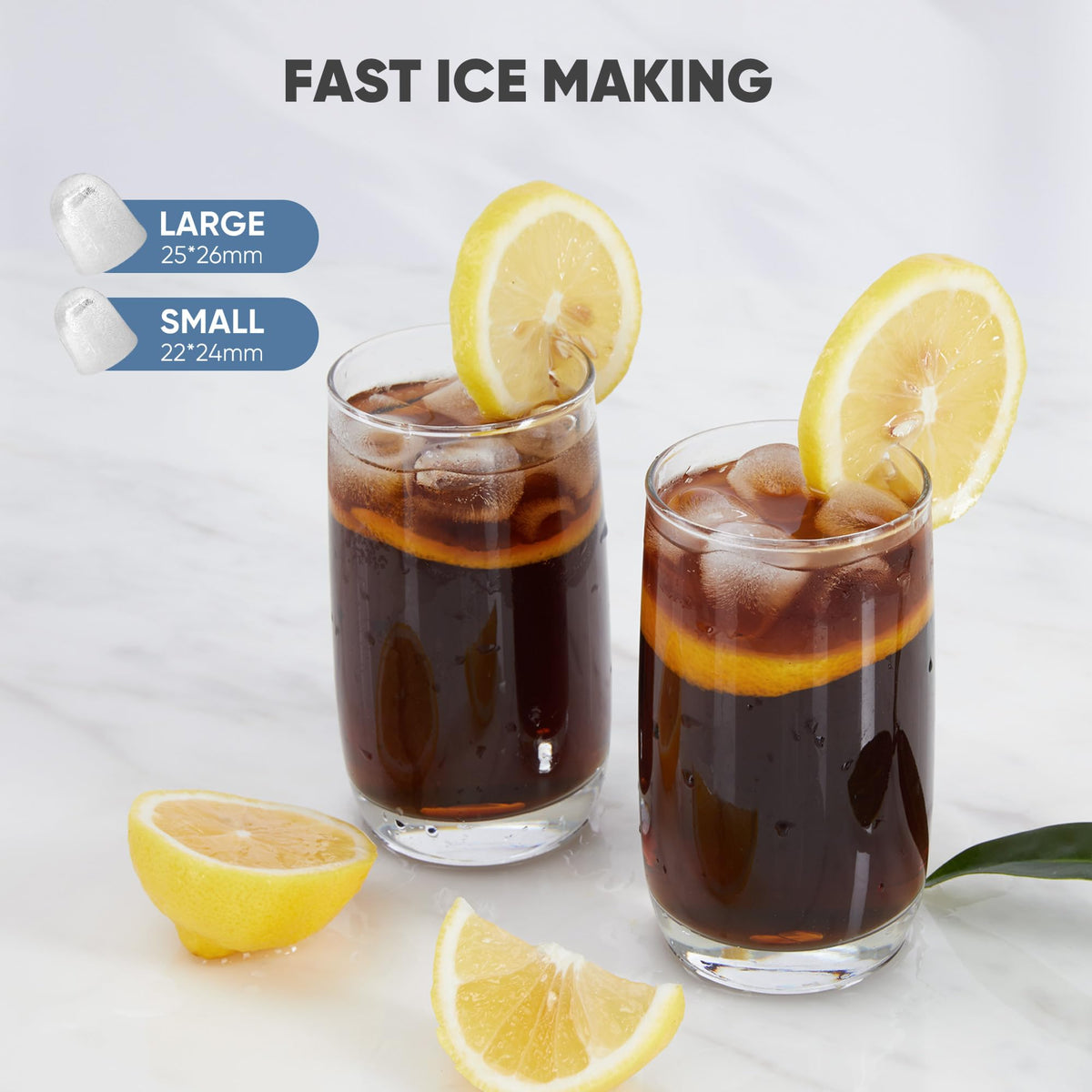 Green Portable Countertop Ice Maker B962