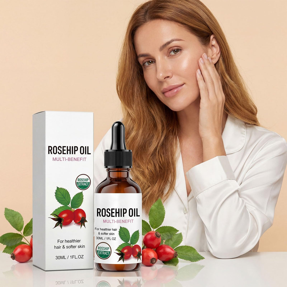Rosehip Oil Organic Face Oil 1PC U94983