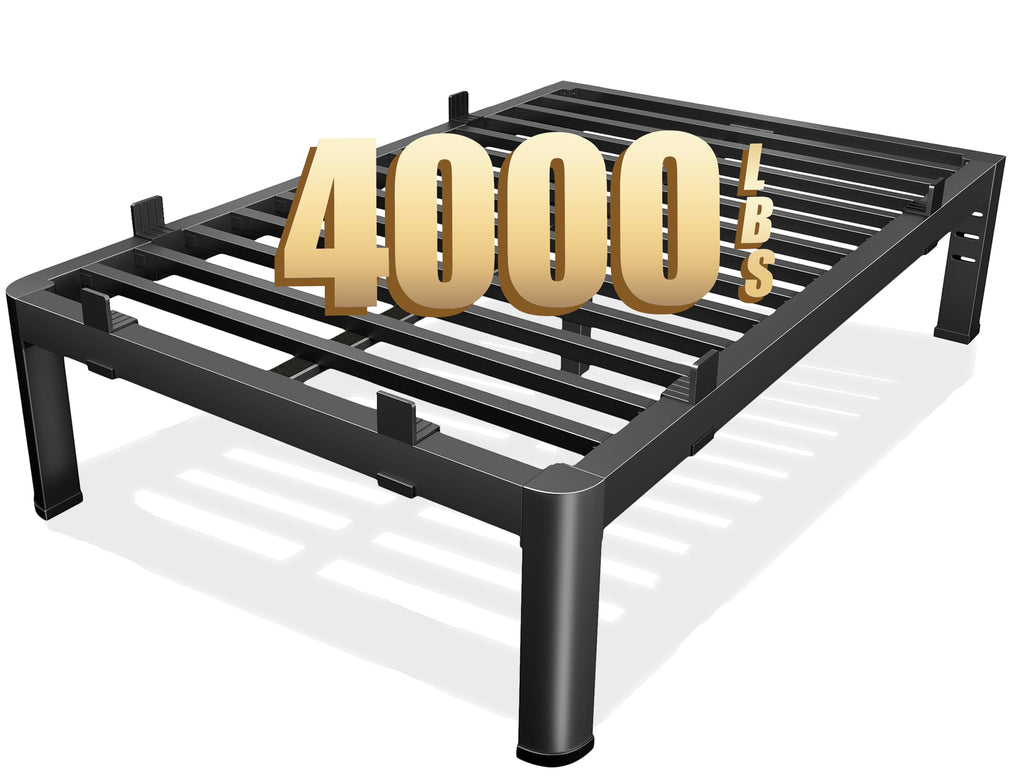 18 Inch Metal King Bed Frame with Steel Support F260849
