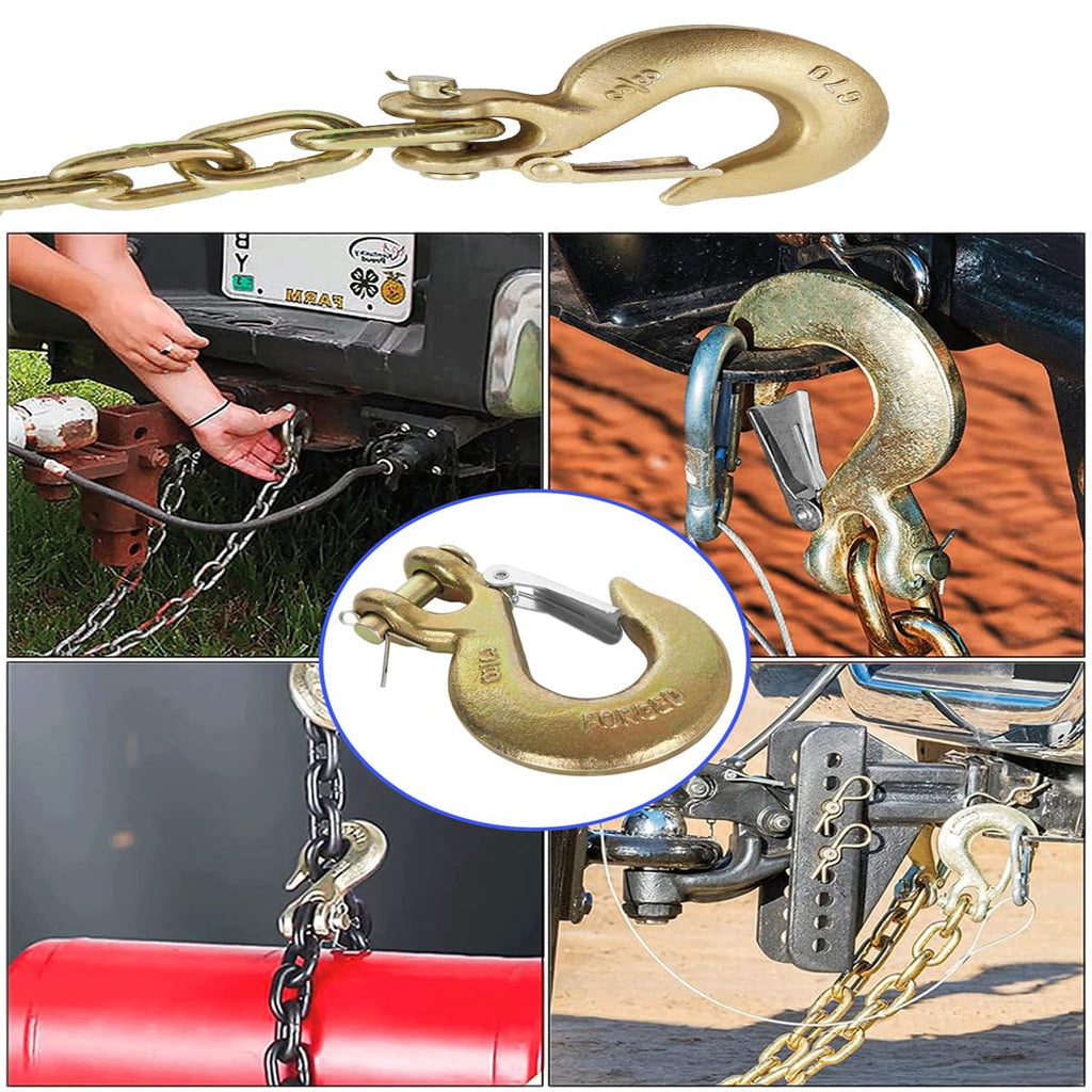 Heavy Duty Forged Steel Clevis Slip Hook 2pcs Q31402