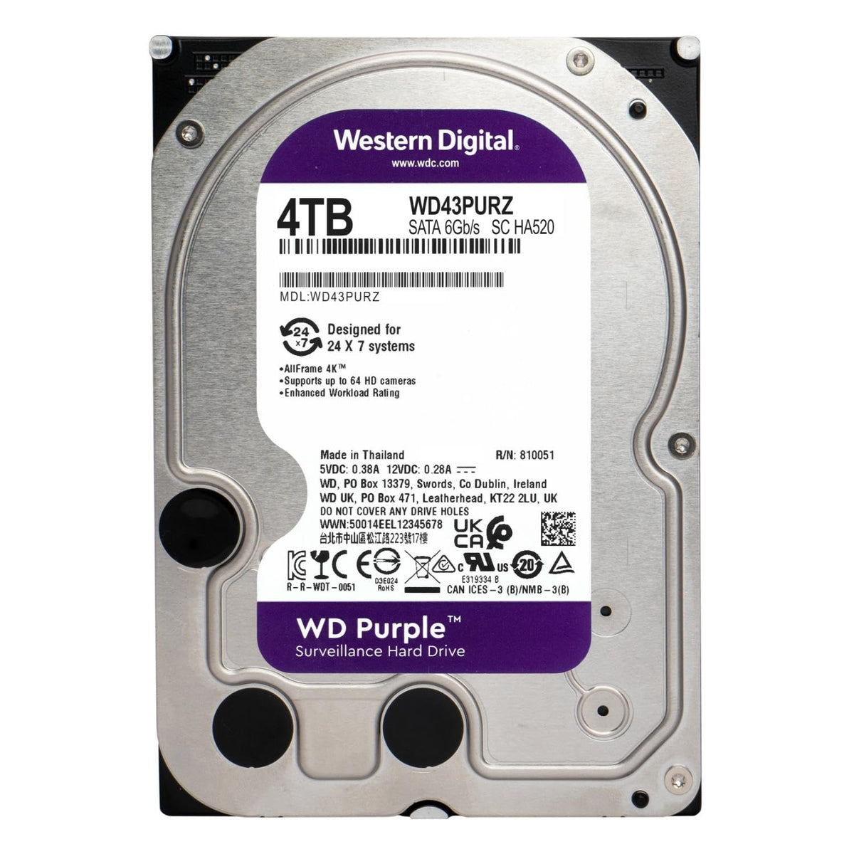 4TB Surveillance Internal Hard Drive HDD M806