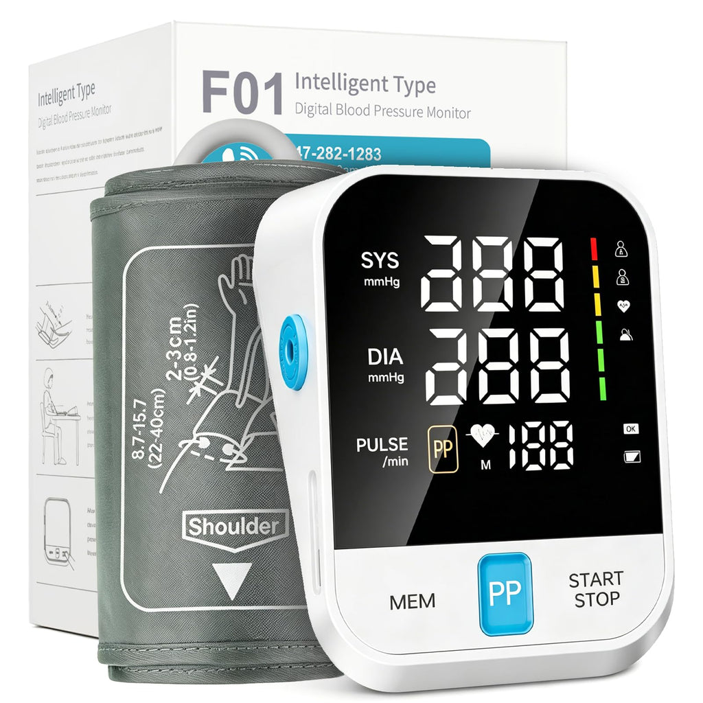 Automatic Upper Arm Blood Pressure Monitor with Large Cuff J430124