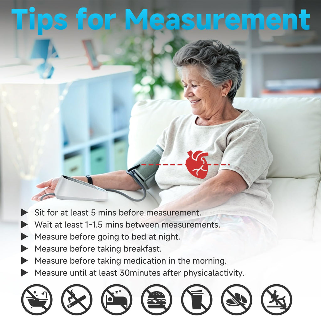 Automatic Upper Arm Blood Pressure Monitor with Large Cuff J430124