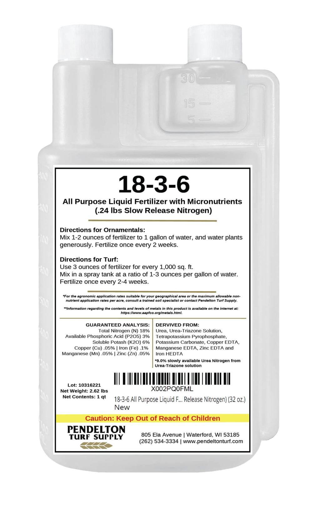 All Purpose Liquid Fertilizer & Micro Nutrients 32 oz T3476