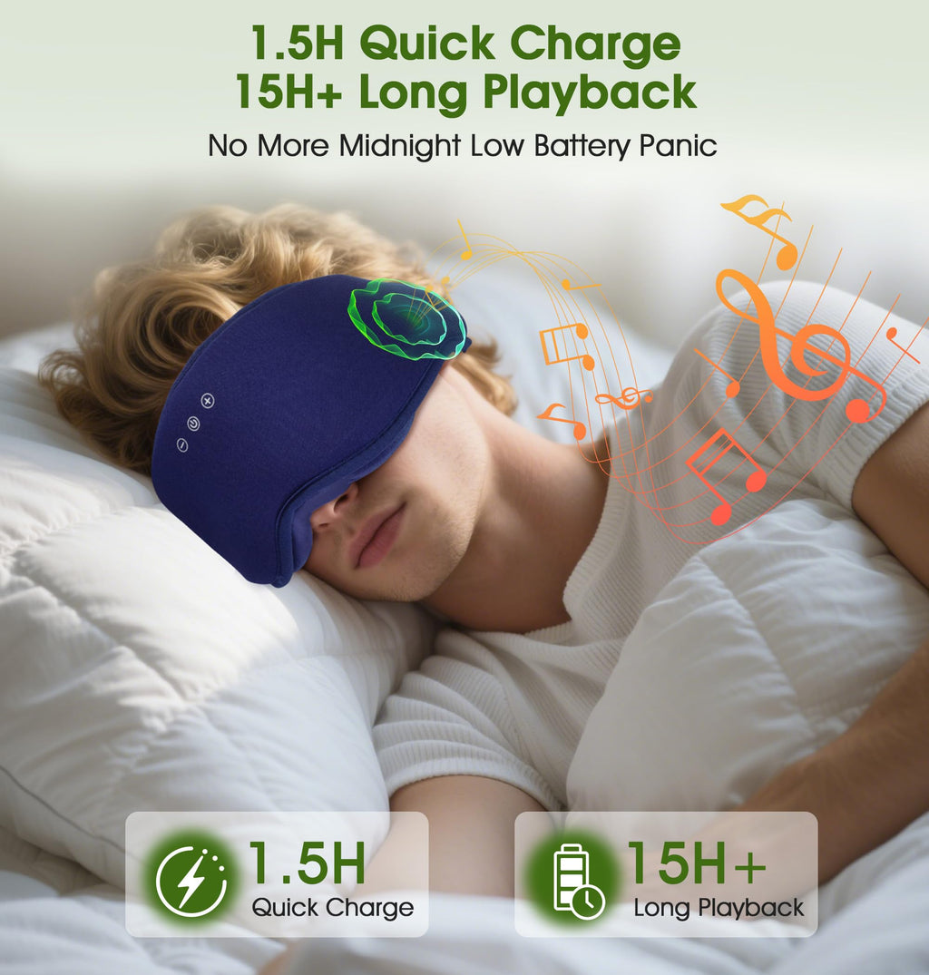 Bamboo Cotton Bluetooth Sleep Mask M607490
