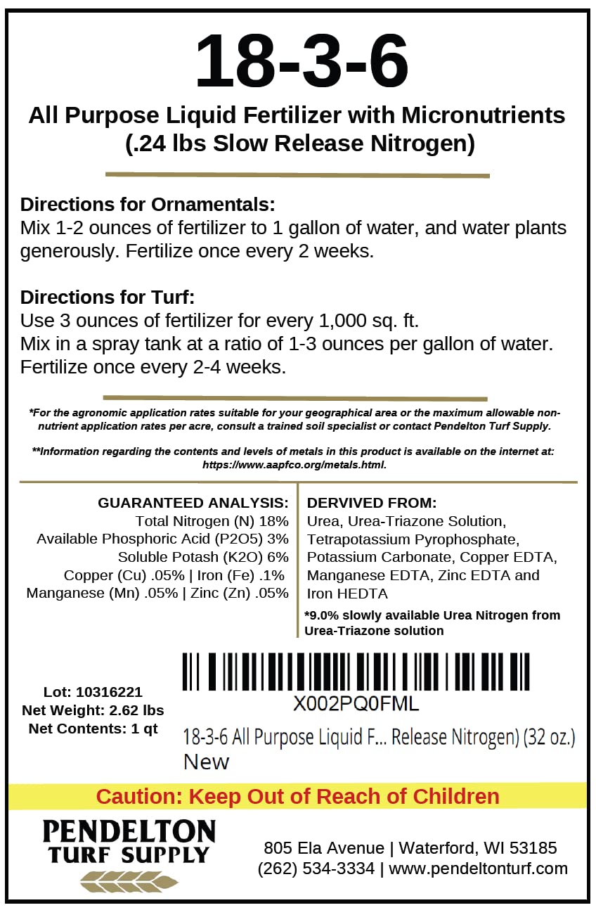 All Purpose Liquid Fertilizer & Micro Nutrients 32 oz T3476