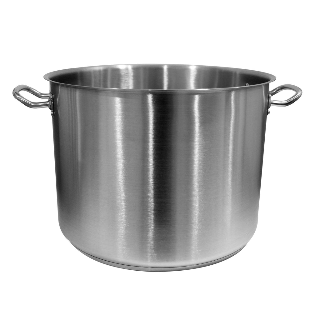 40 Qt Stainless Steel Stock Pot with Cover N358338