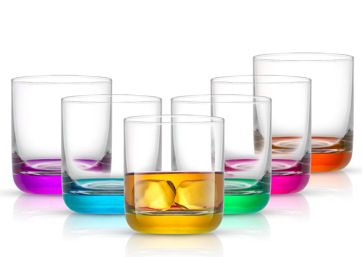 Colorful Whiskey Glasses Set of 6 K603