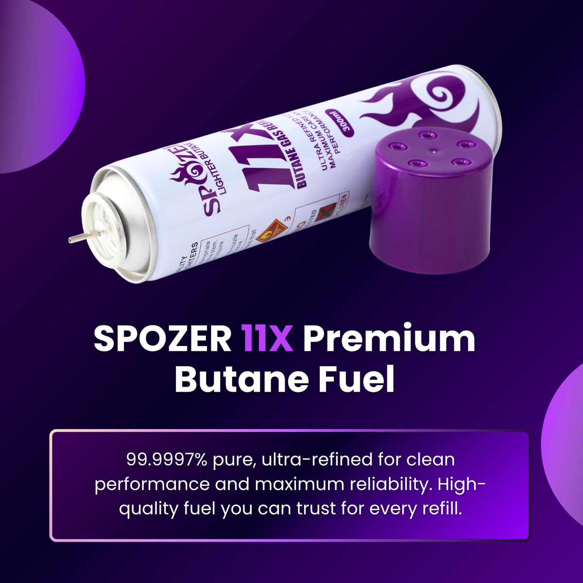 11X Butane Fuel Refill 300ml 12 Cans Z533