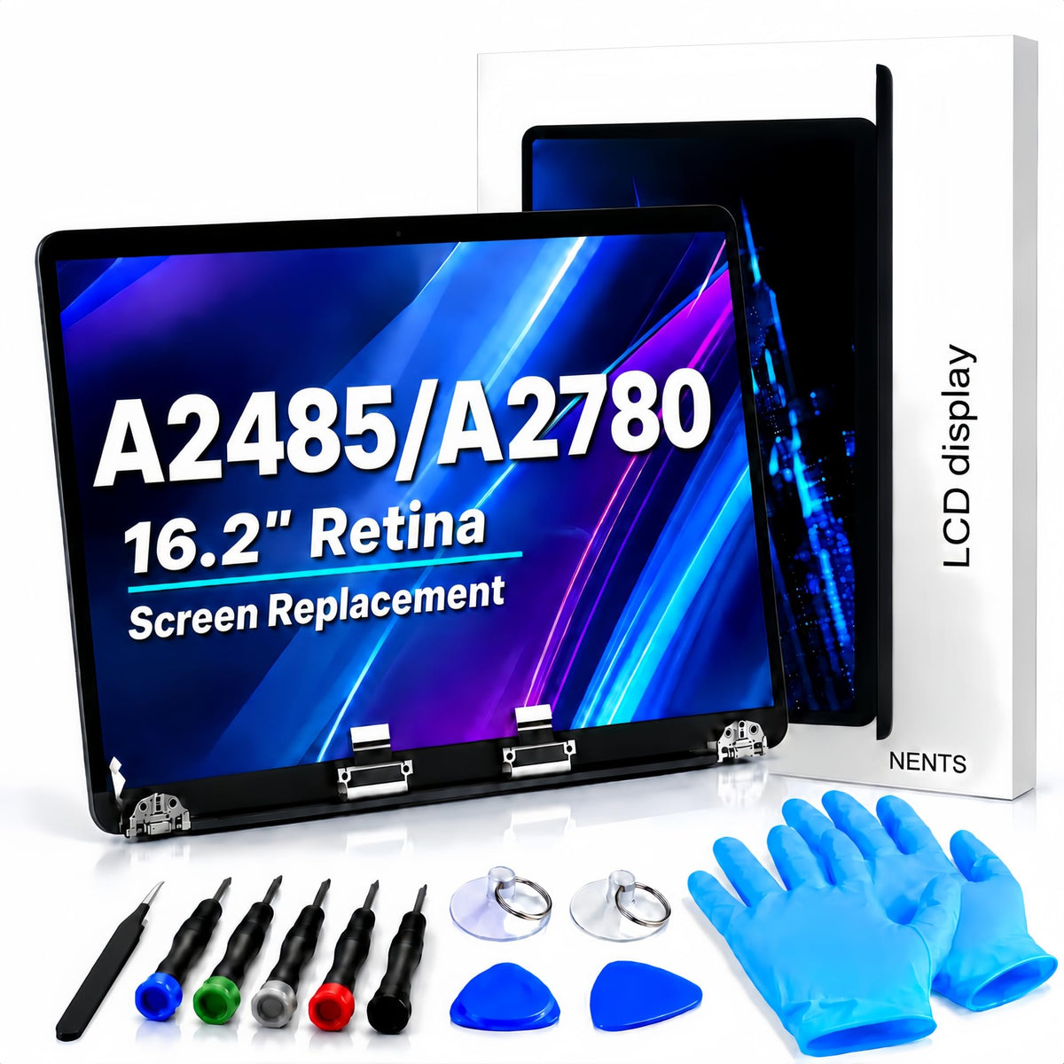 16.2 Inch LCD Screen Replacement Full Assembly Space Gray Y995