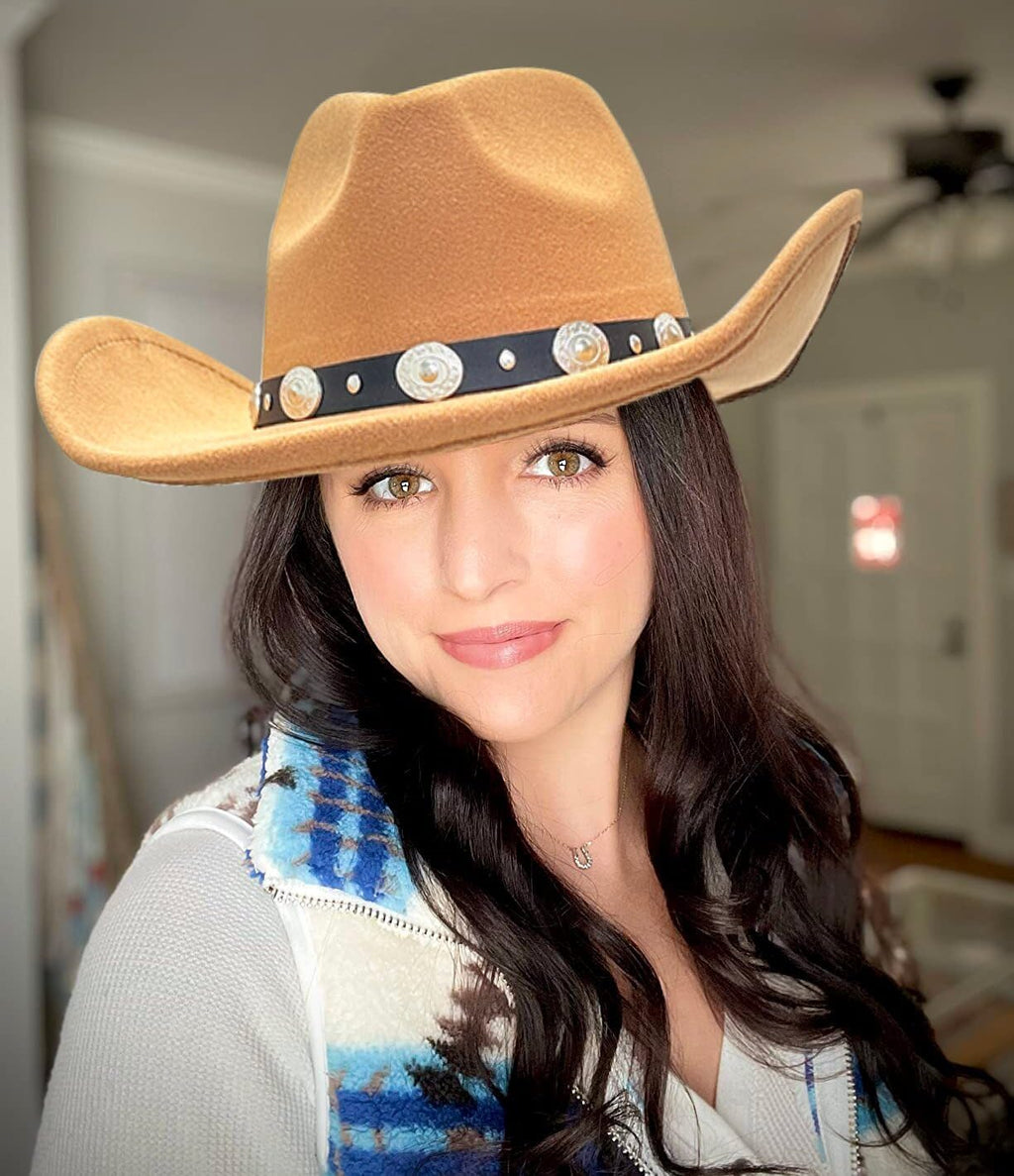 Wide Brim Felt Cowboy Hat W37014
