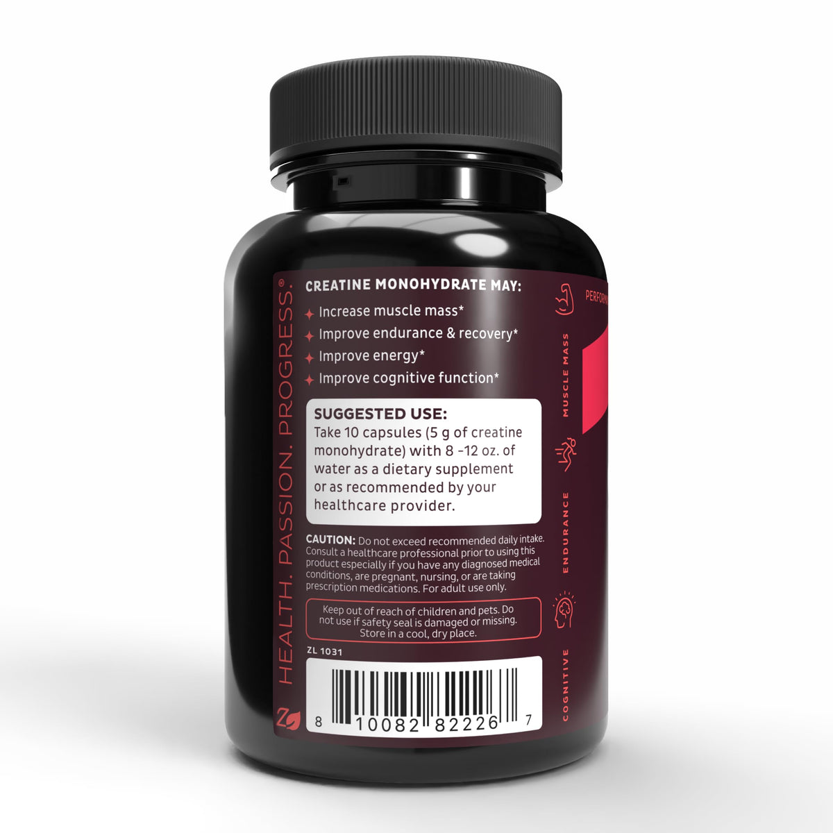 Micronized Creatine Monohydrate 5000mg 300 Capsules T8913