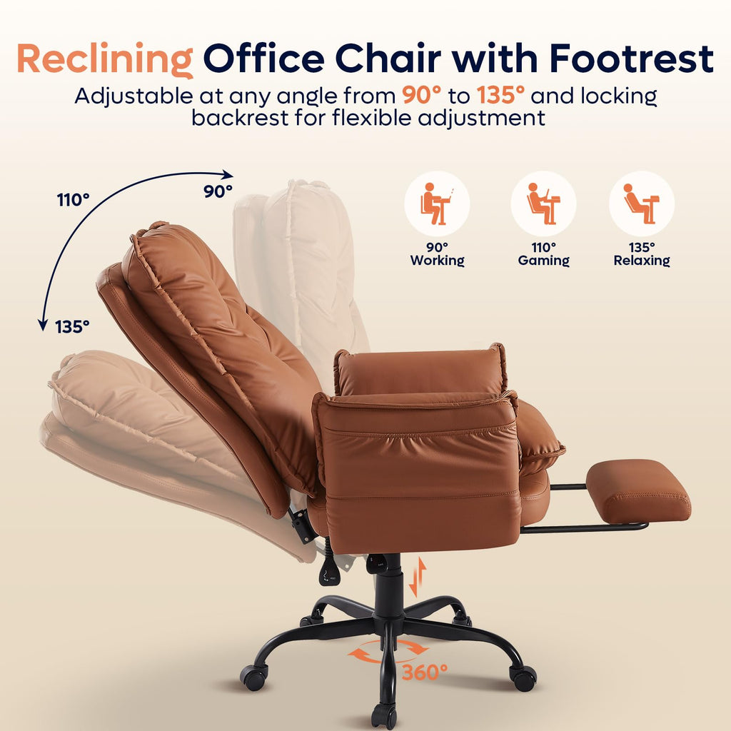 High Back Executive Chair with Footrest M65665