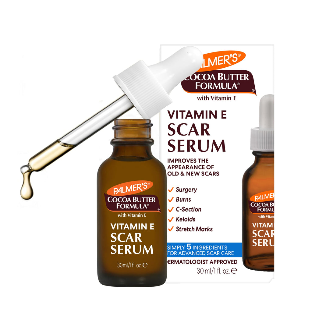 Fragrance Free Cocoa Butter Scar Serum with Vitamin E 1 Oz R526