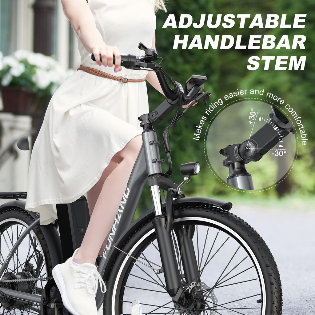 26" 1000W Electric Bike with 48V Battery, 7-Speed H57208
