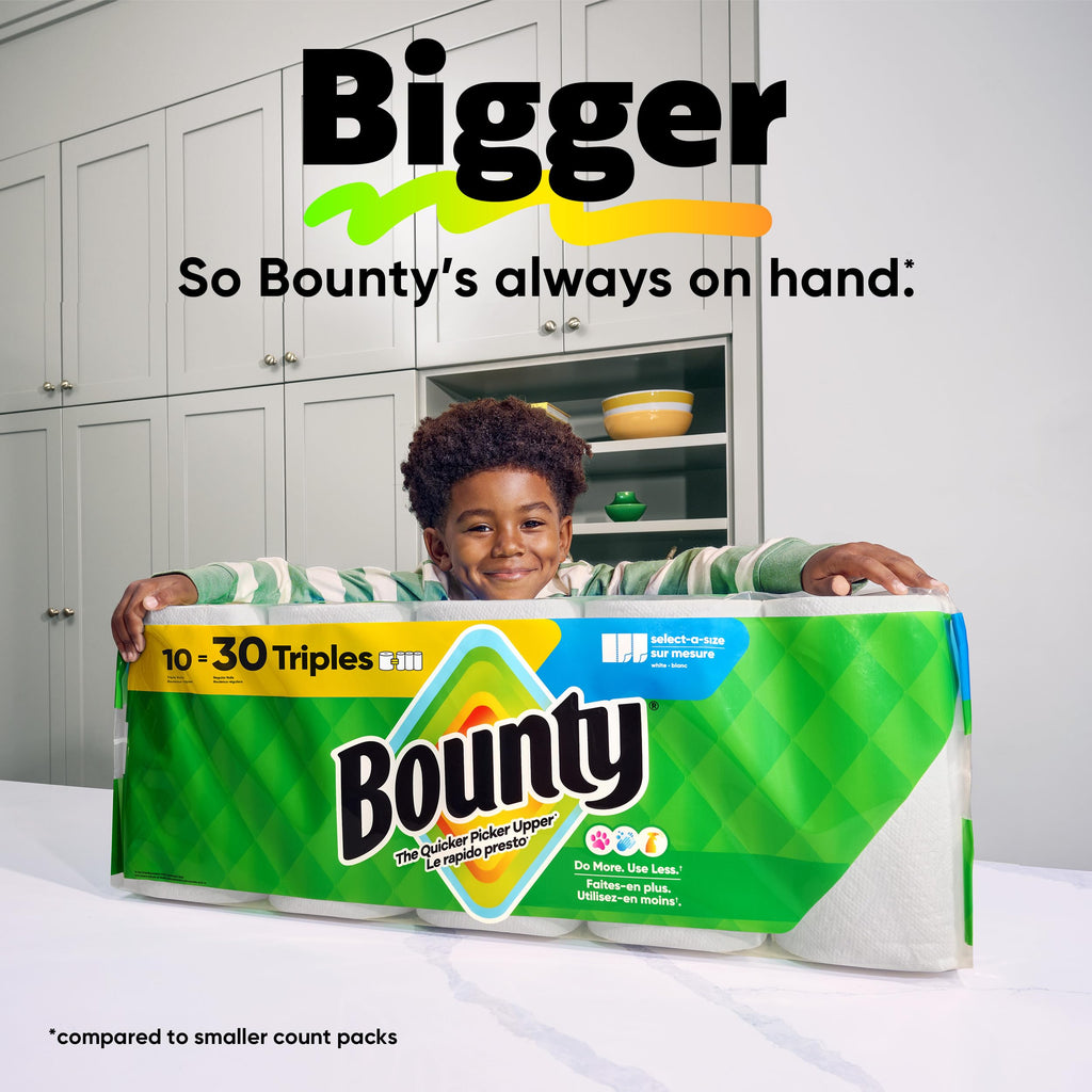 White Paper Towels, 2 Triple Rolls Q8927