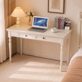 White Writing Desk with Drawers L7636