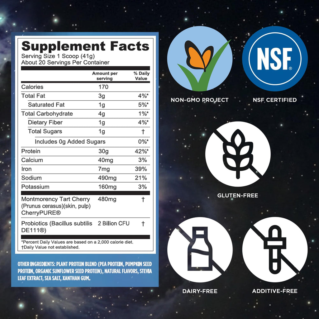 Vanilla Vegan Protein Powder 28.8 oz A533197