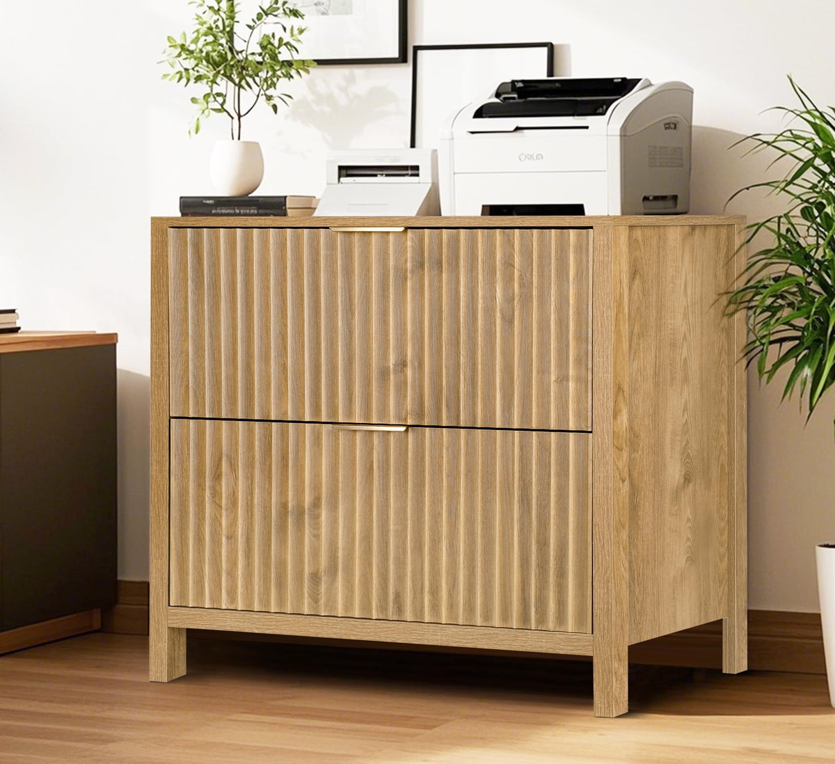 File Cabinet with 2 Drawers and Hanging Bar G5499
