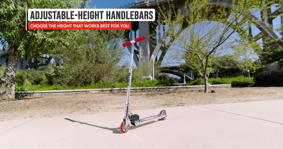 Kick Scooter for Kids - Lightweight, Foldable, Aluminum Frame, Adjustable Handlebars P293
