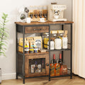 Coffee Bar Cabinet with Drawers B651635