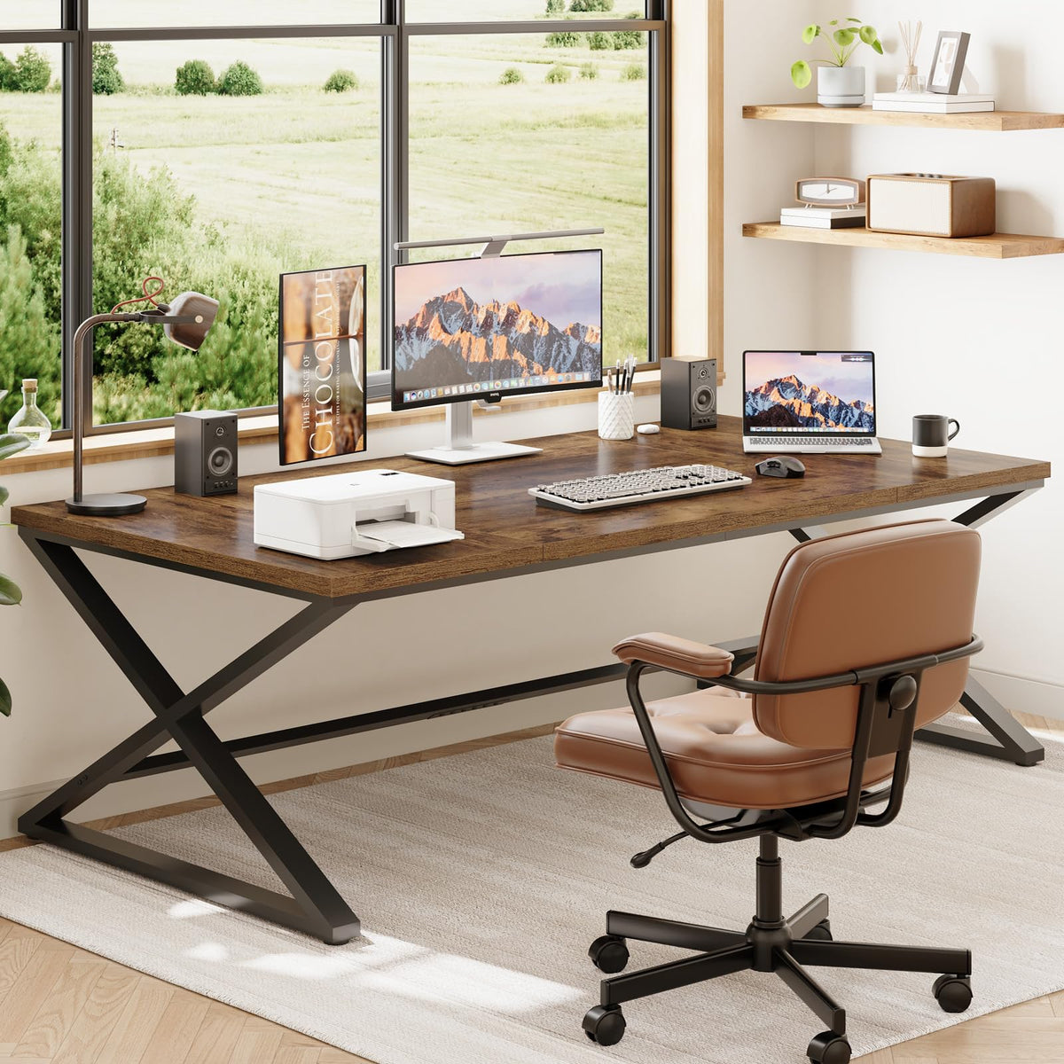 78.7" Extra Long Computer Desk H511963