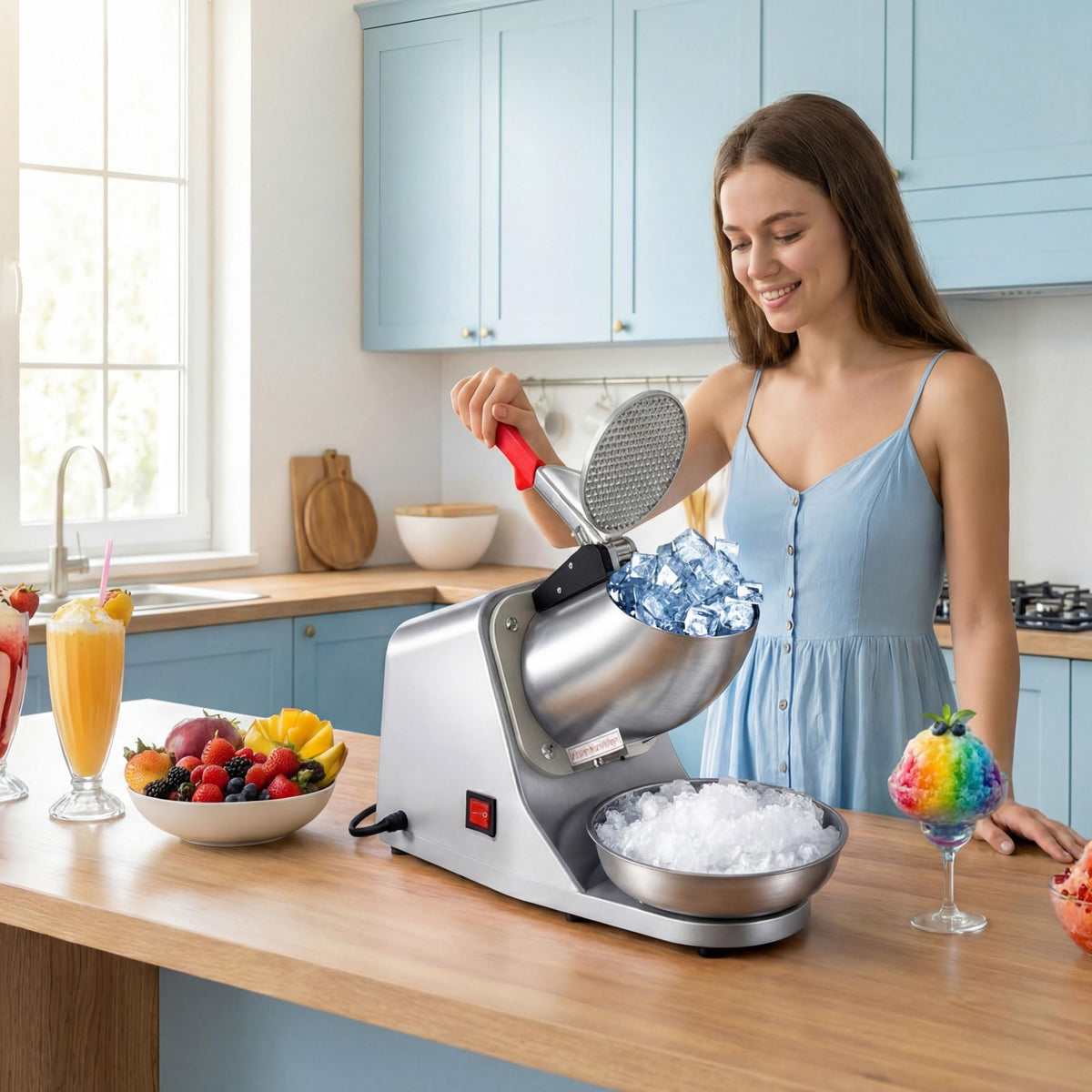 Electric Ice Crusher Shaved Ice Machine S904