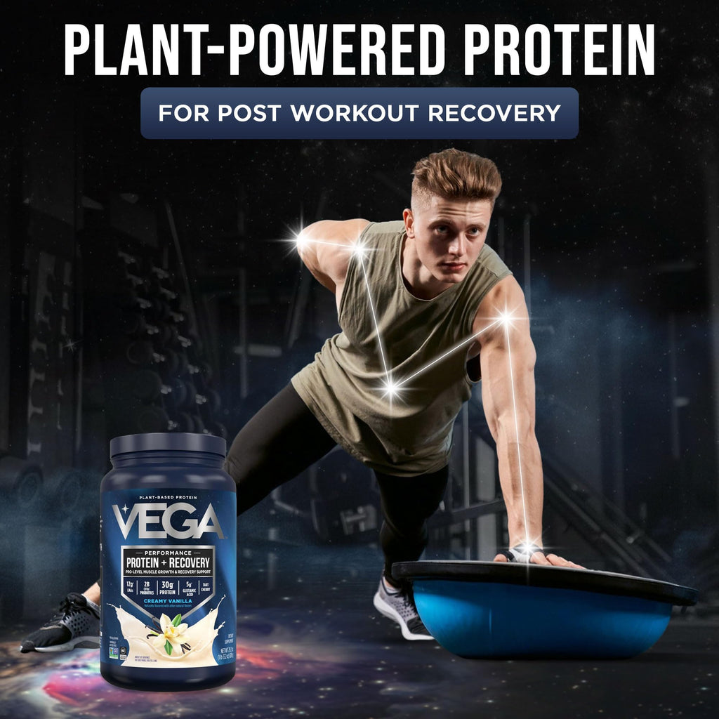 Vanilla Vegan Protein Powder 28.8 oz A533197