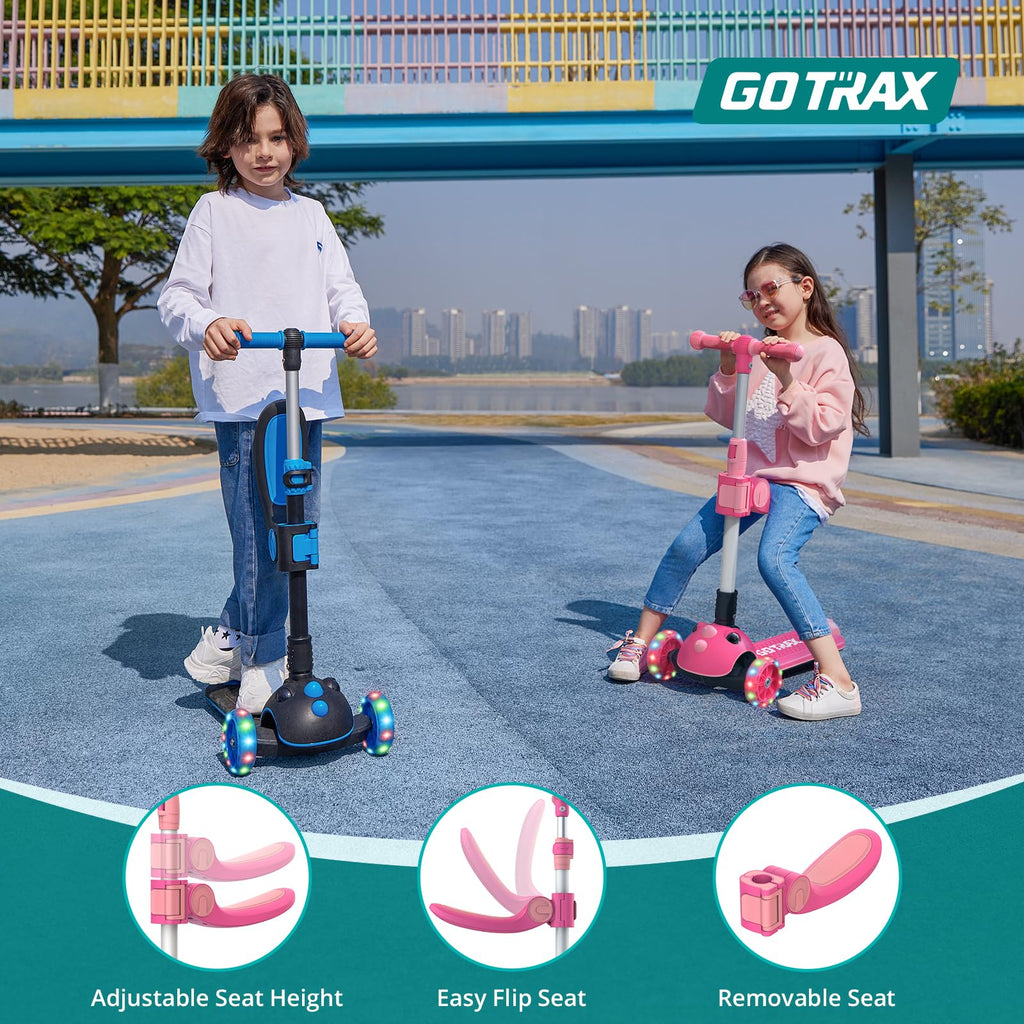 Foldable Kick Scooter with Seat R711270