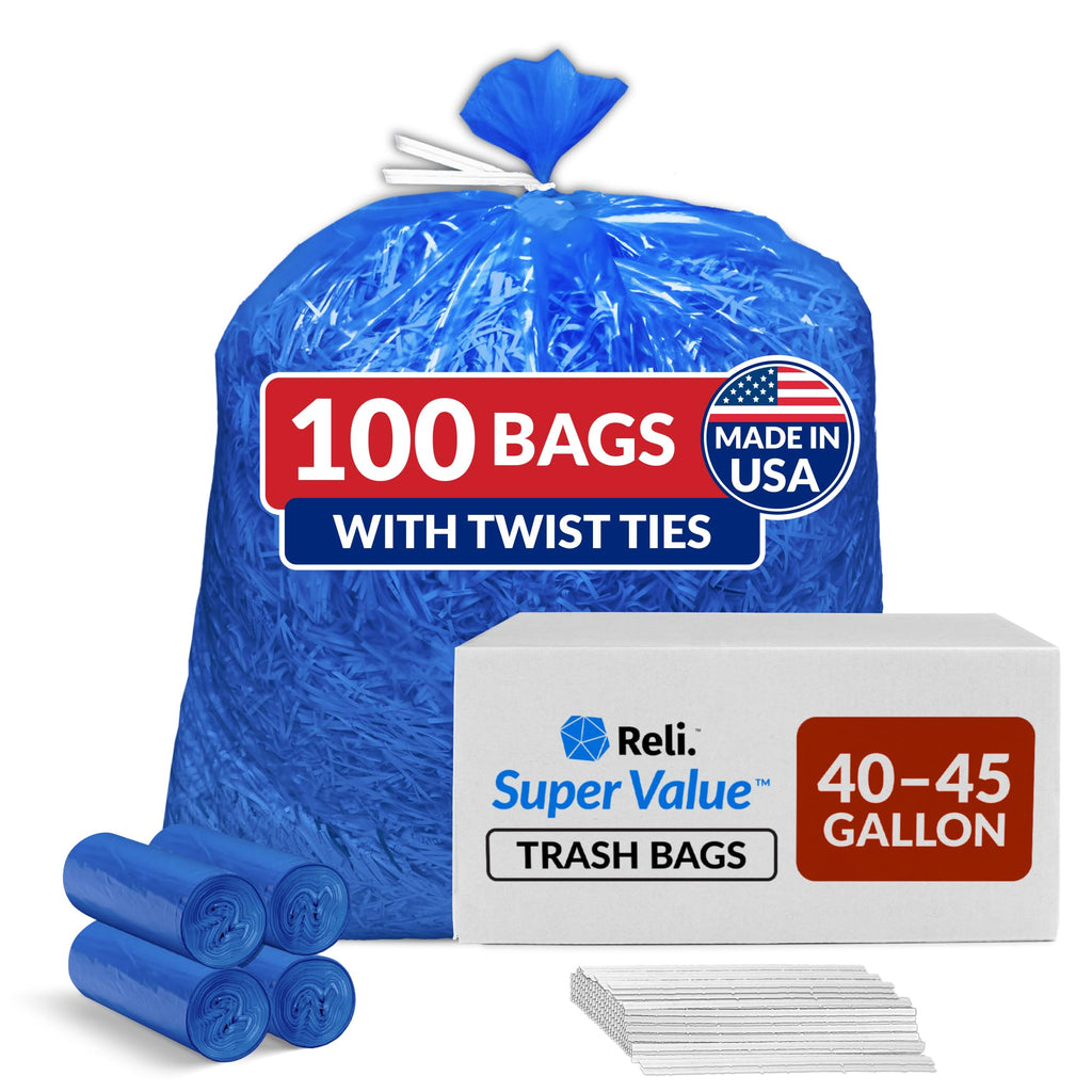 40-45 Gallon Heavy Duty Trash Bags T340