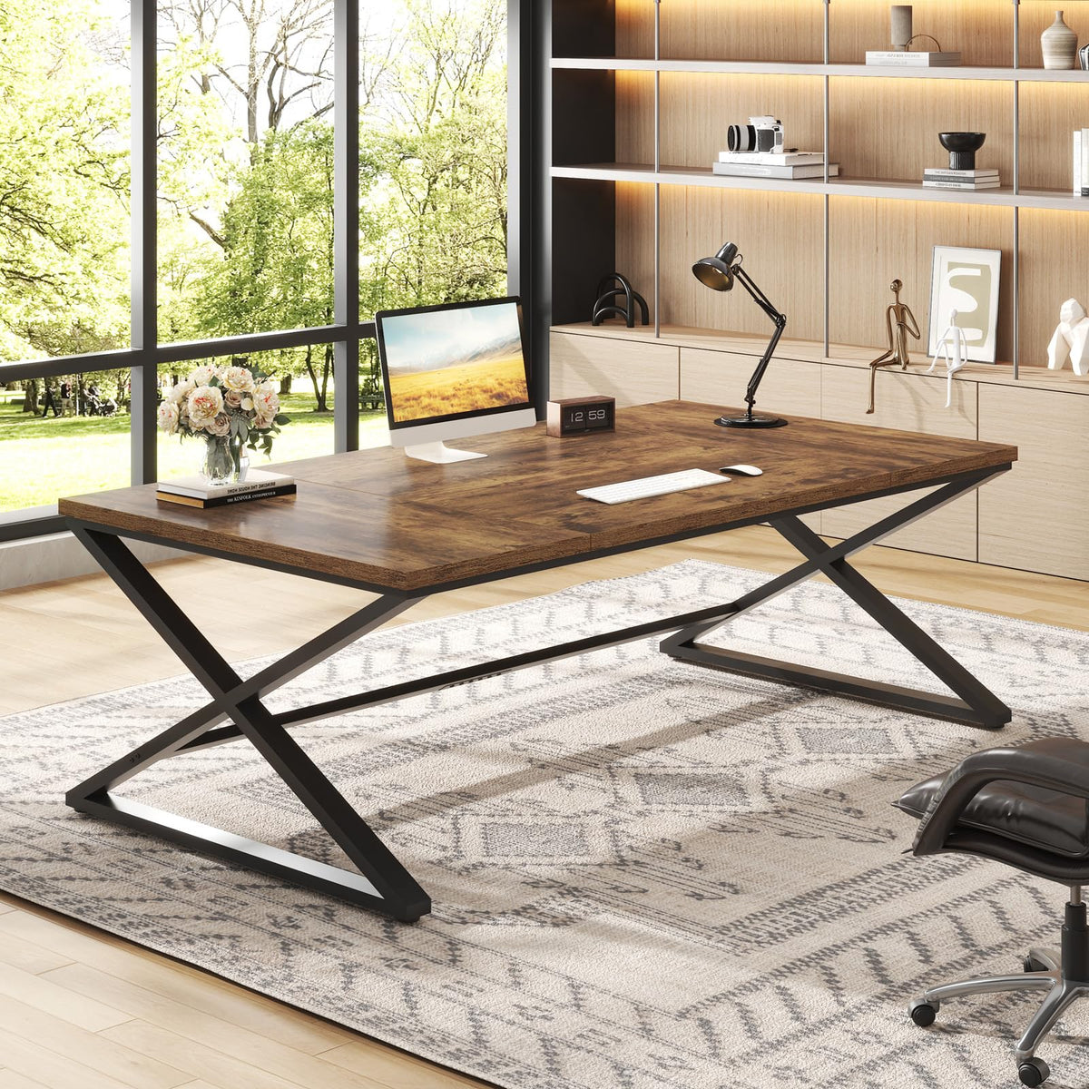 78.7" Extra Long Computer Desk H511963