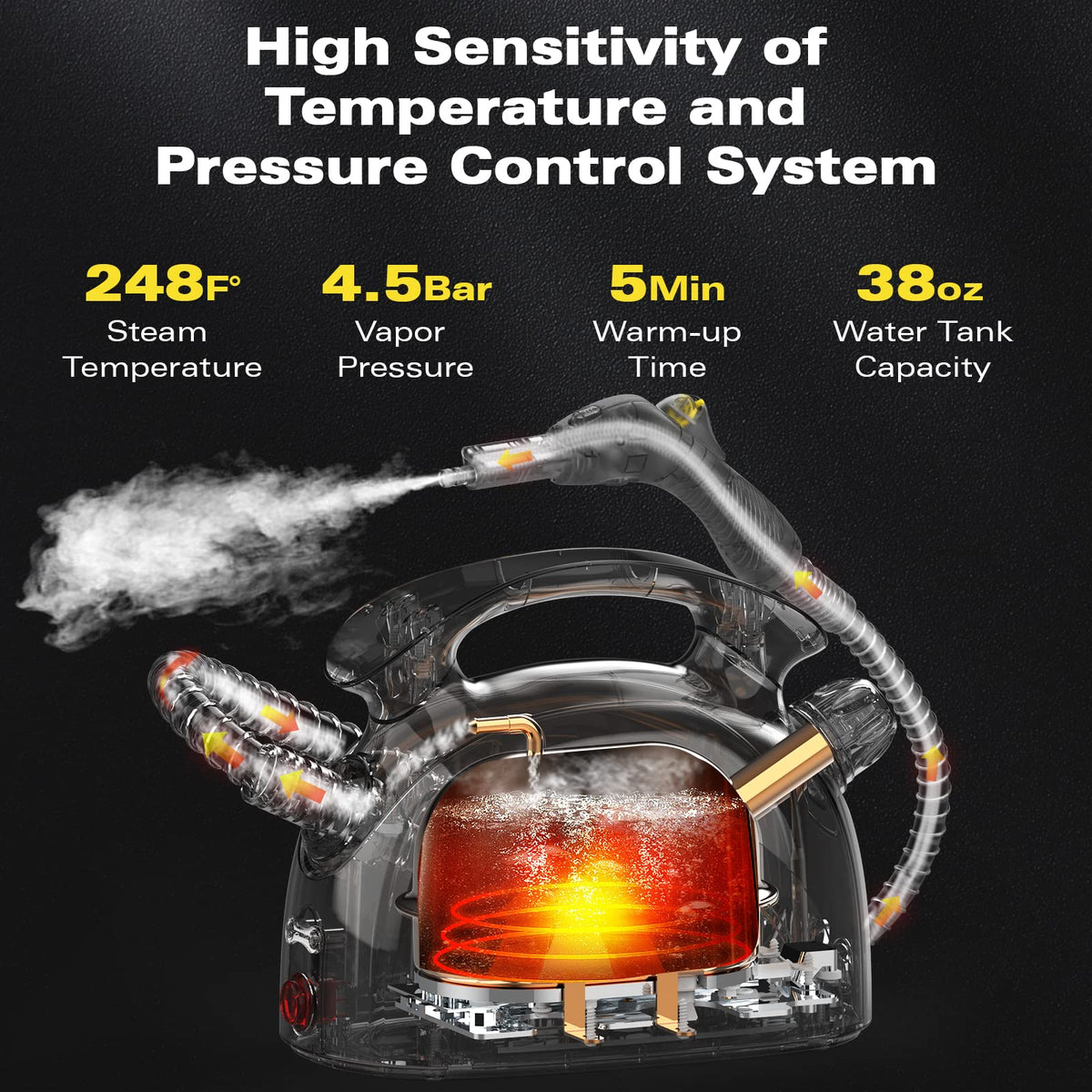 Multipurpose Steam Cleaner with 21 Accessories S11911