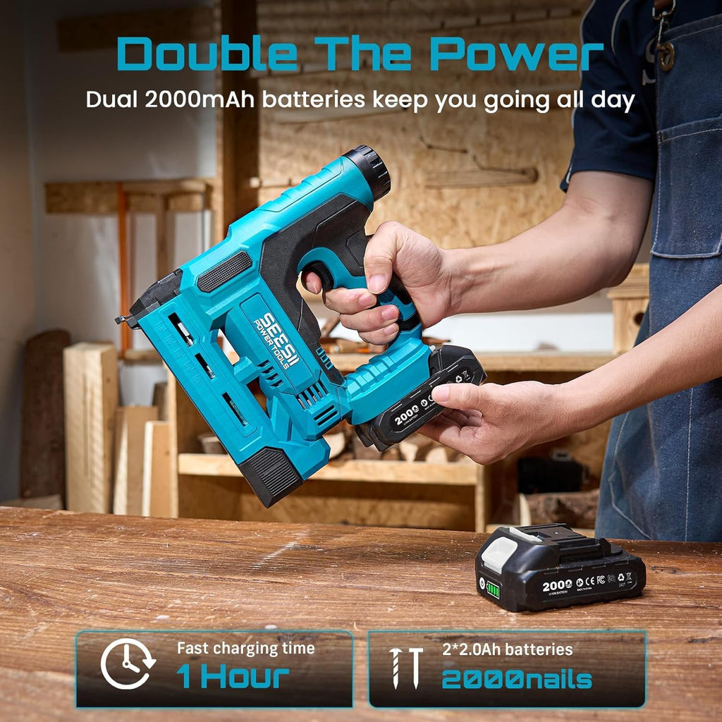 Cordless 18GA Nail Gun with Battery L138736