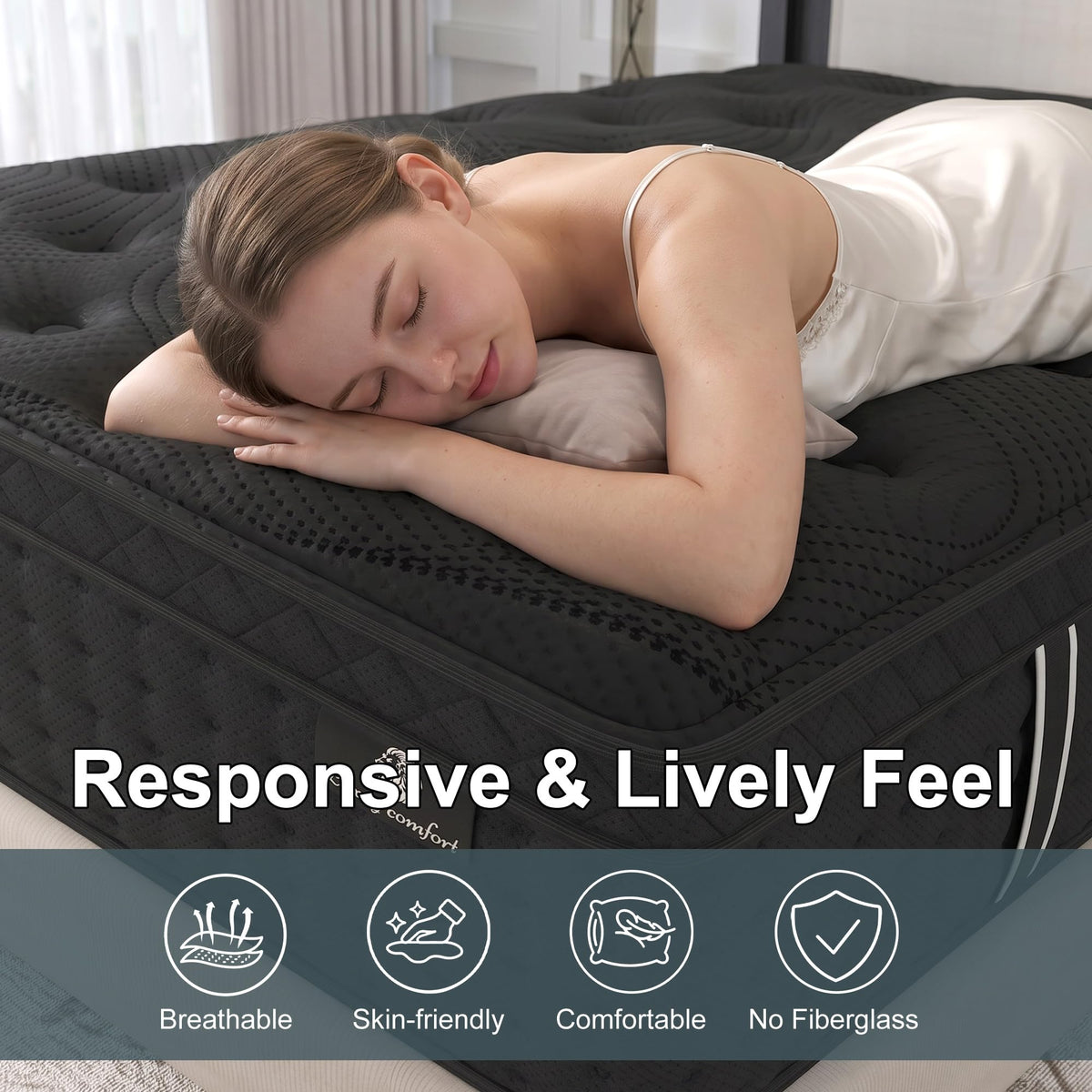 Full Size 14 Inch Hybrid Mattress X15842