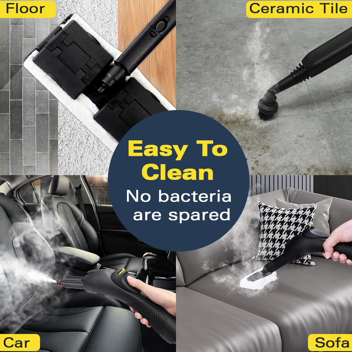 Multipurpose Steam Cleaner with 21 Accessories S11911