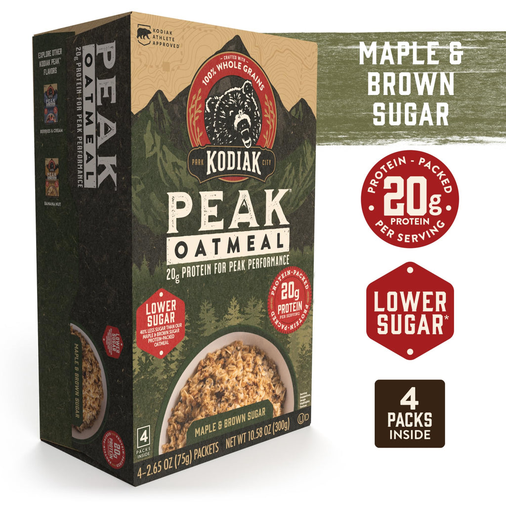 Instant Oatmeal, Maple Brown Sugar, High Protein, 6pk M22740