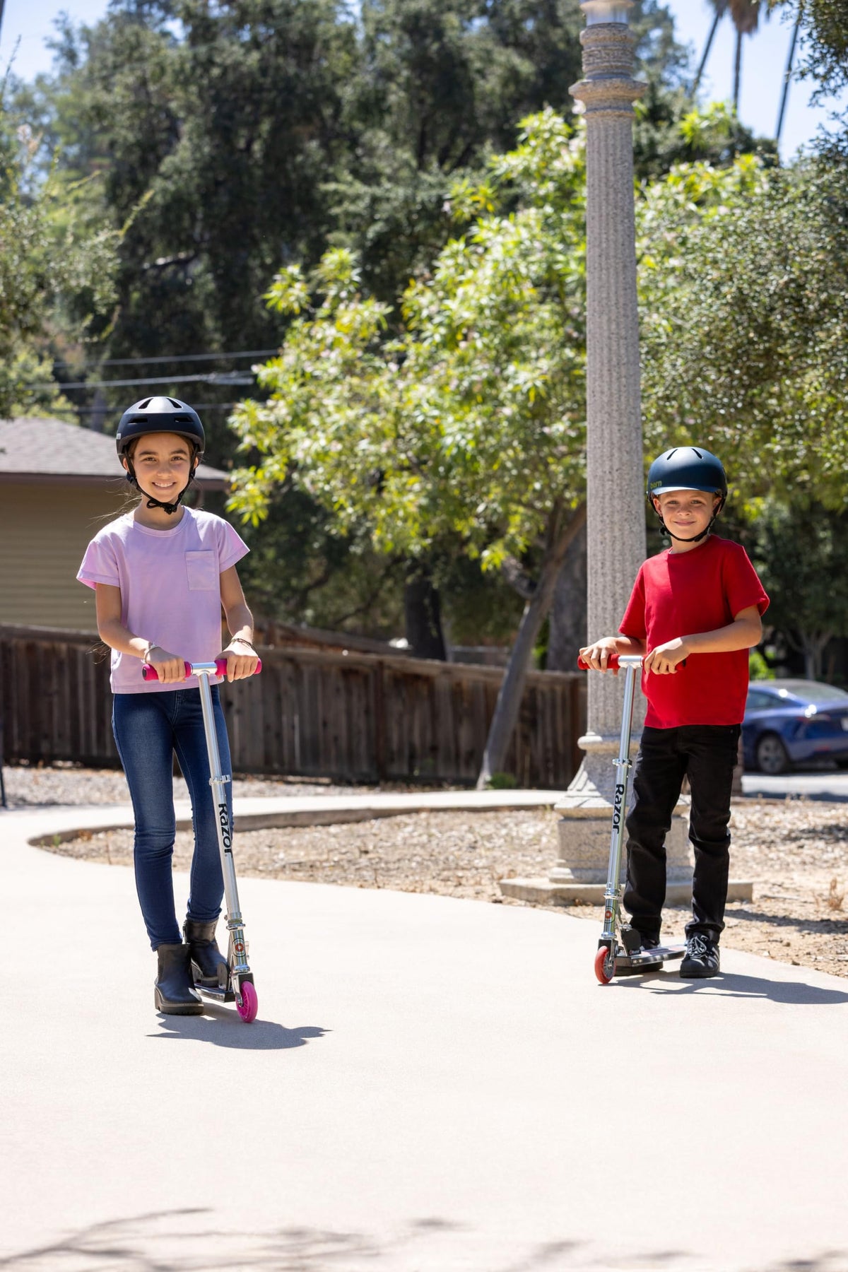 Kick Scooter for Kids - Lightweight, Foldable, Aluminum Frame, Adjustable Handlebars P293