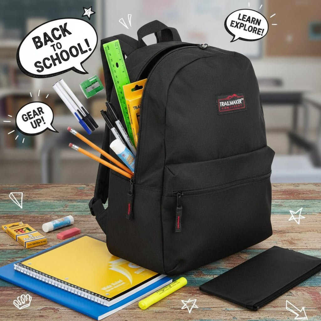 17 inch Backpacks with Adjustable Padded Straps S258