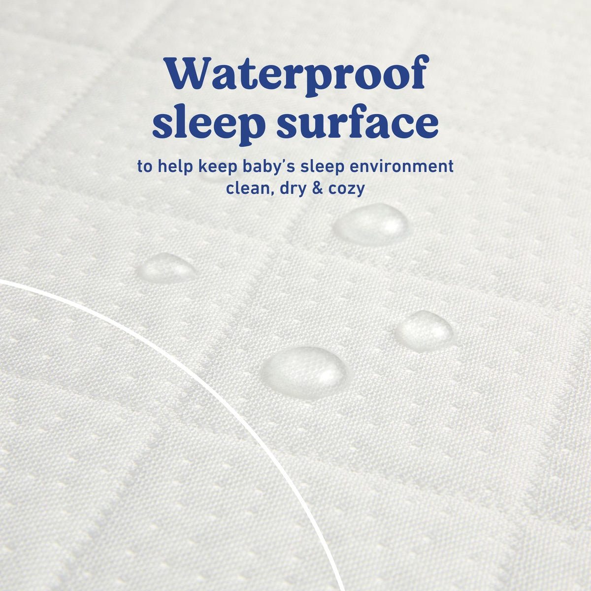 Waterproof Crib and Toddler Mattress Protector, 2 Pack W3557