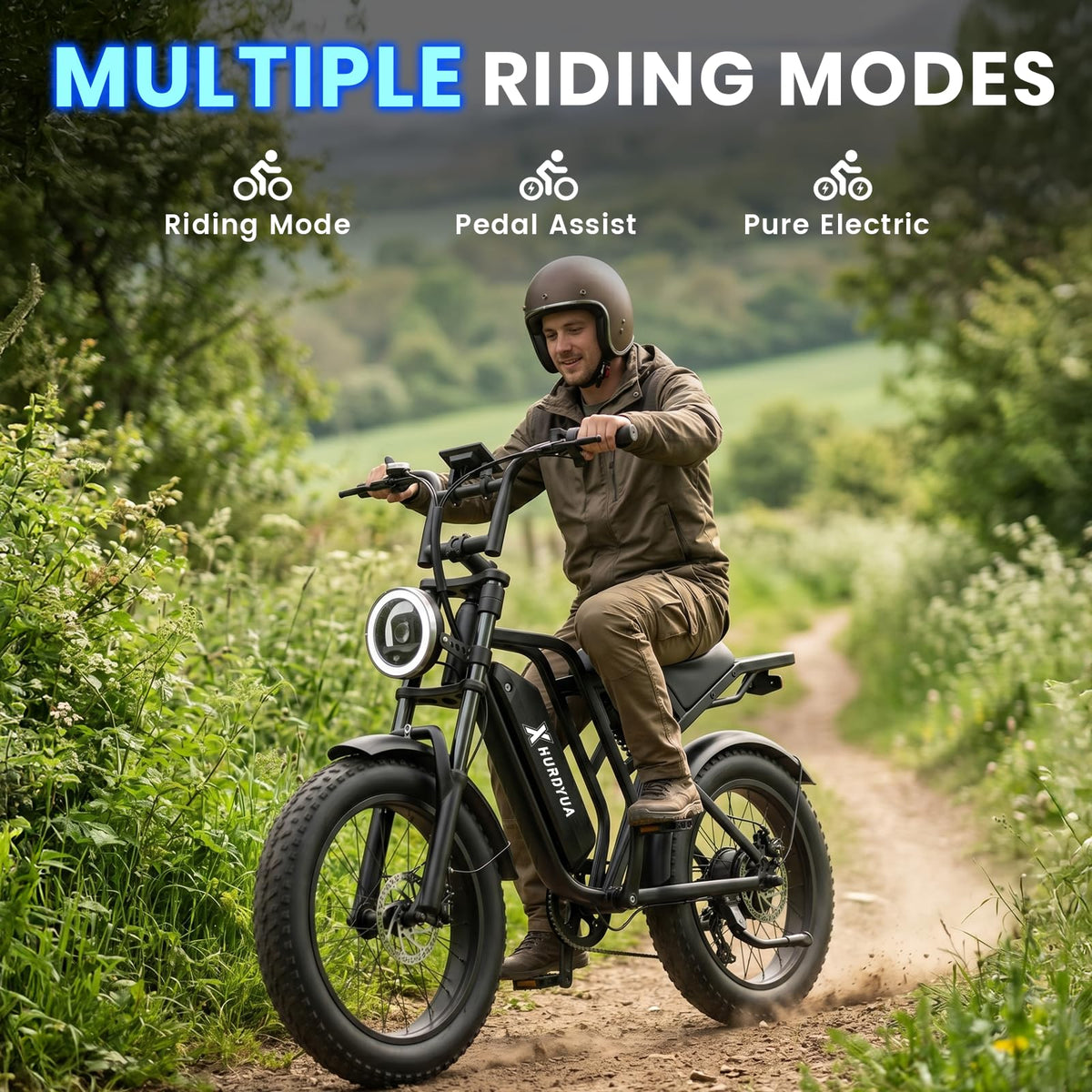 1500W Electric Bike with 48V 15Ah Removable Battery G4333