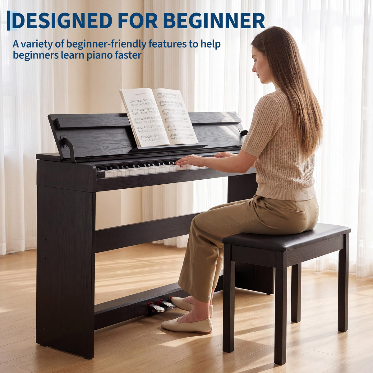 88-Key Weighted Hammer-action Digital Piano Q60896