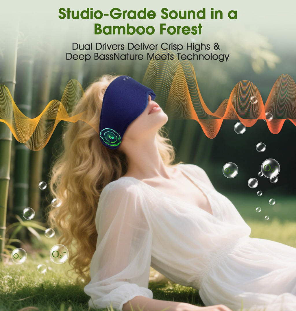 Bamboo Cotton Bluetooth Sleep Mask M607490