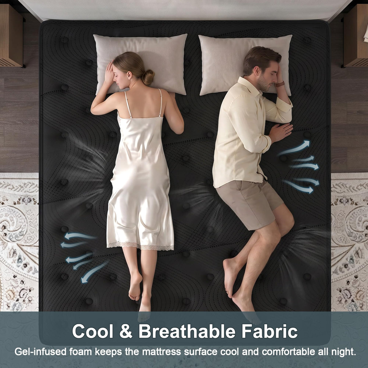 Full Size 14 Inch Hybrid Mattress X15842