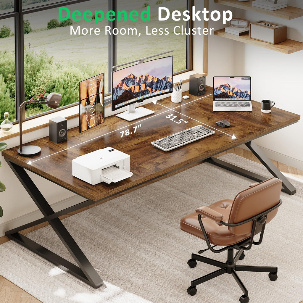 78.7" Extra Long Computer Desk H511963