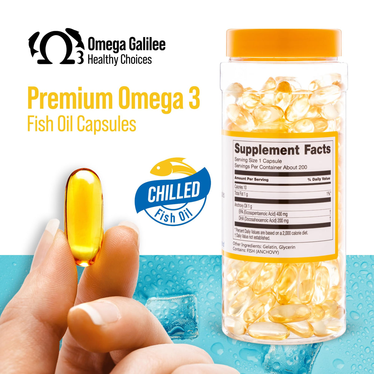 Triple Strength Omega 3 Softgels L42483